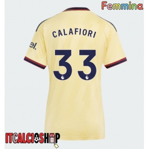 Arsenal Riccardo Calafiori #33 Terza Maglia Femmina 2026-27 Manica Corta